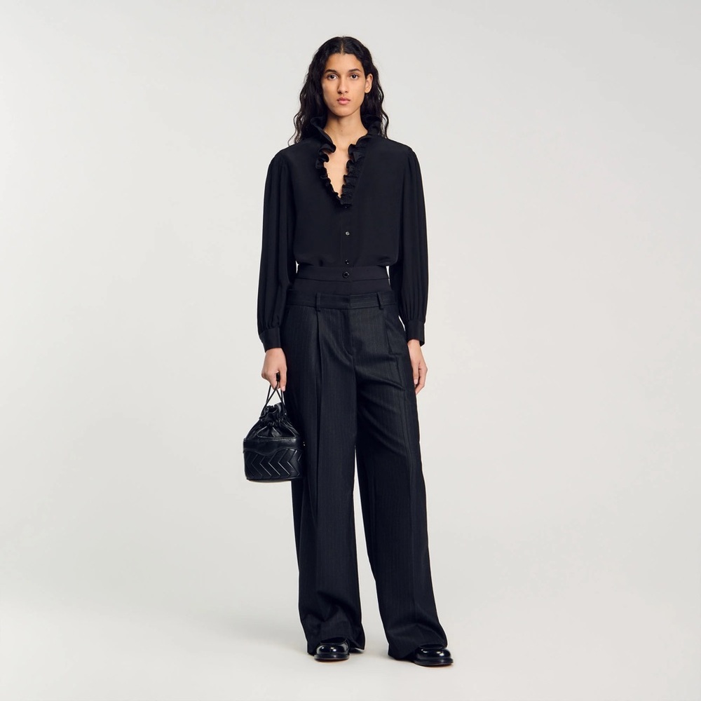 Sandro Lisandro Black Top